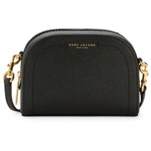 Marc Jacobs | Playback Saffiano Leather Crossbody Bag Black